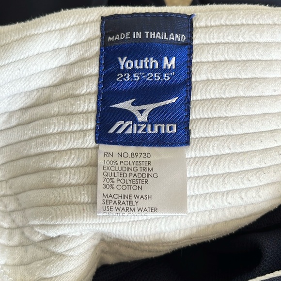 Navy mizuno softball pant - youth M 23.5”-25.5” - Picture 3 of 3